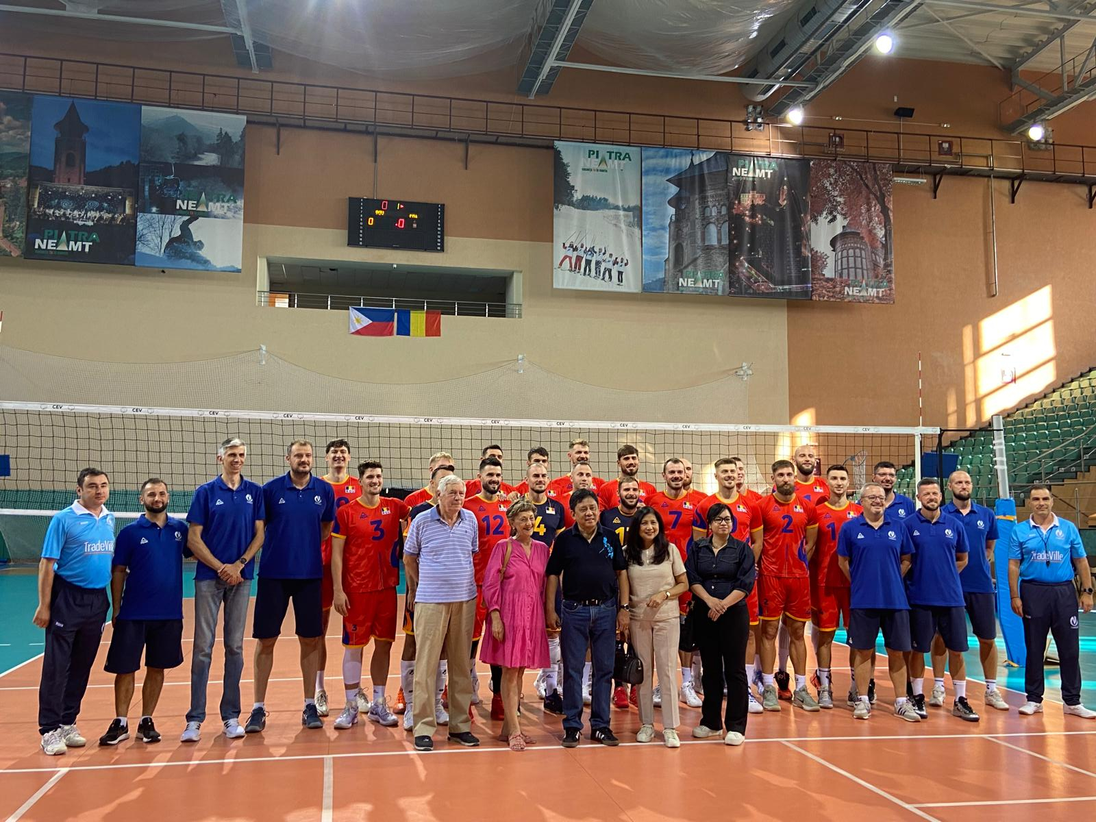 Lotul național masculin de volei, dispute amicale cu Portugalia