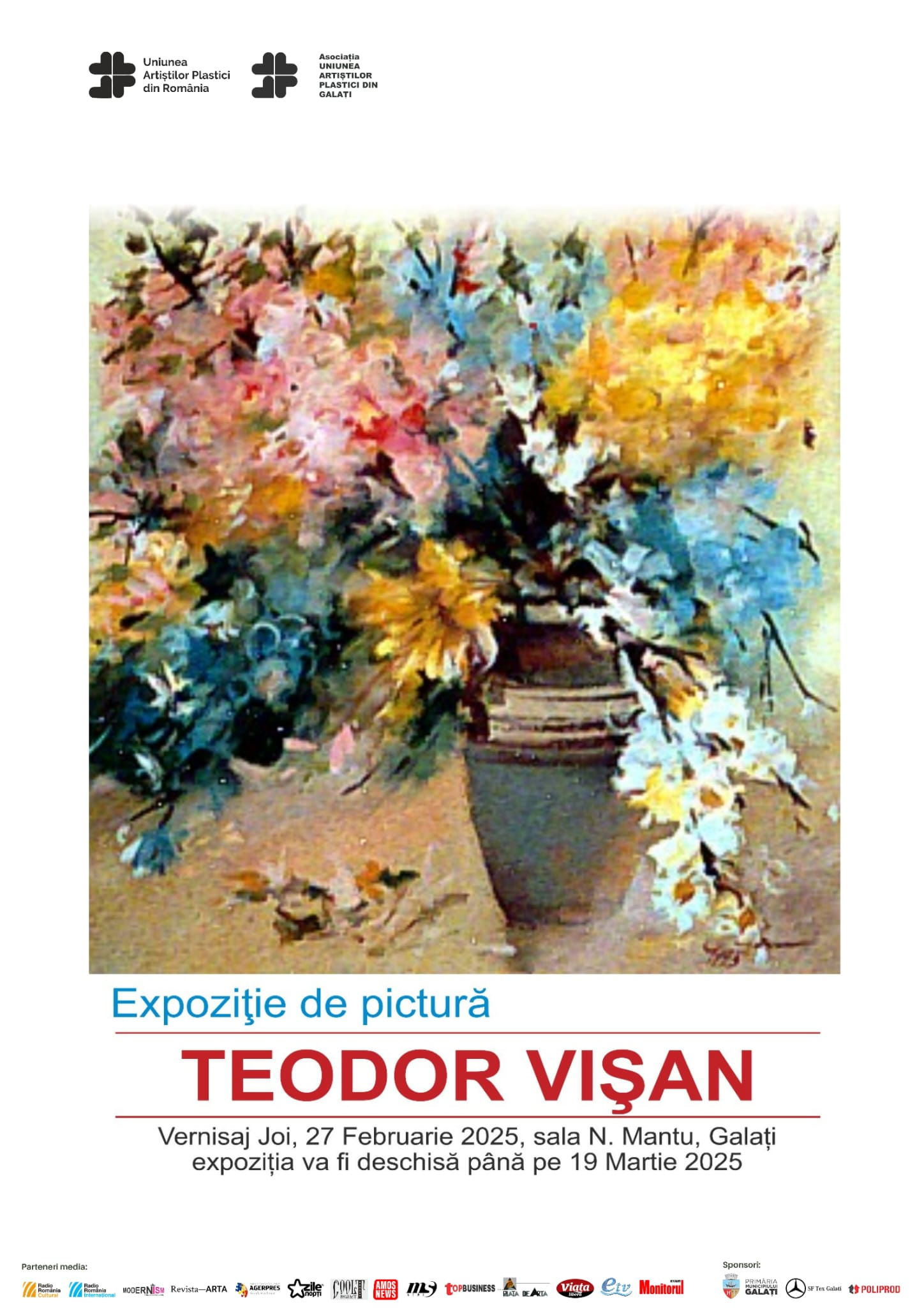 O nouă expoziţie Teodor Vişan, la Galeriile "Mantu"