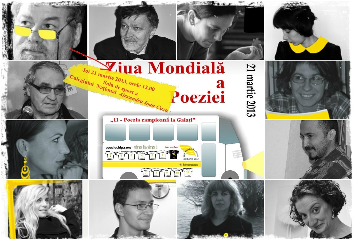 PoeziEchipa 2013: Elevii de la "Cuza" se întâlnesc cu poeţii gălăţeni